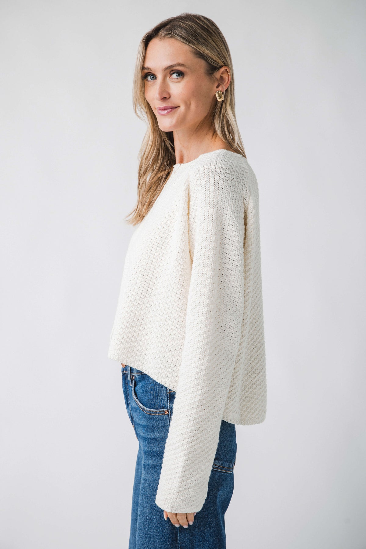 Things Between Textured Knit Cardigan