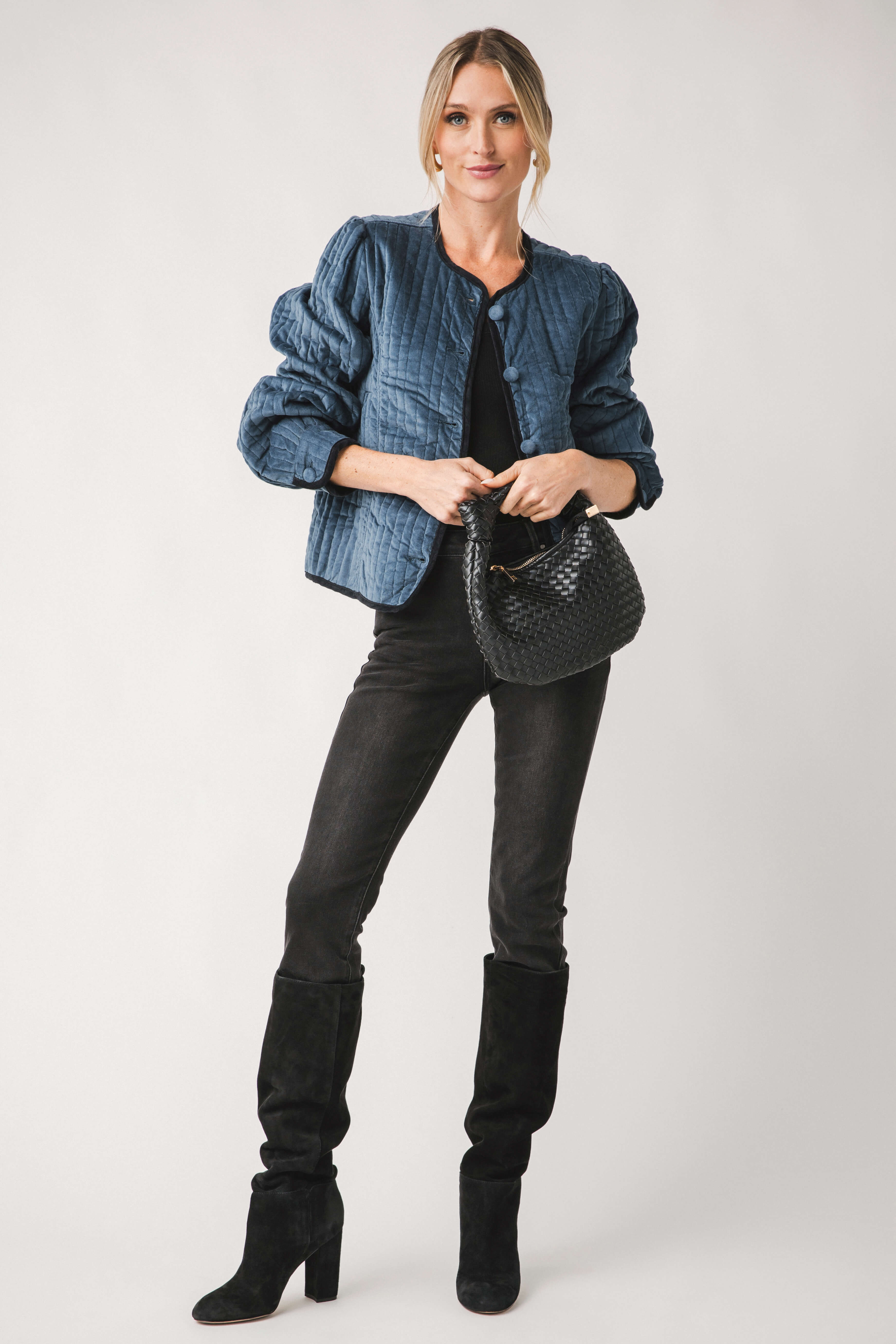 Risen Quinn Raw Hem Black Straight Leg Jeans Social Threads