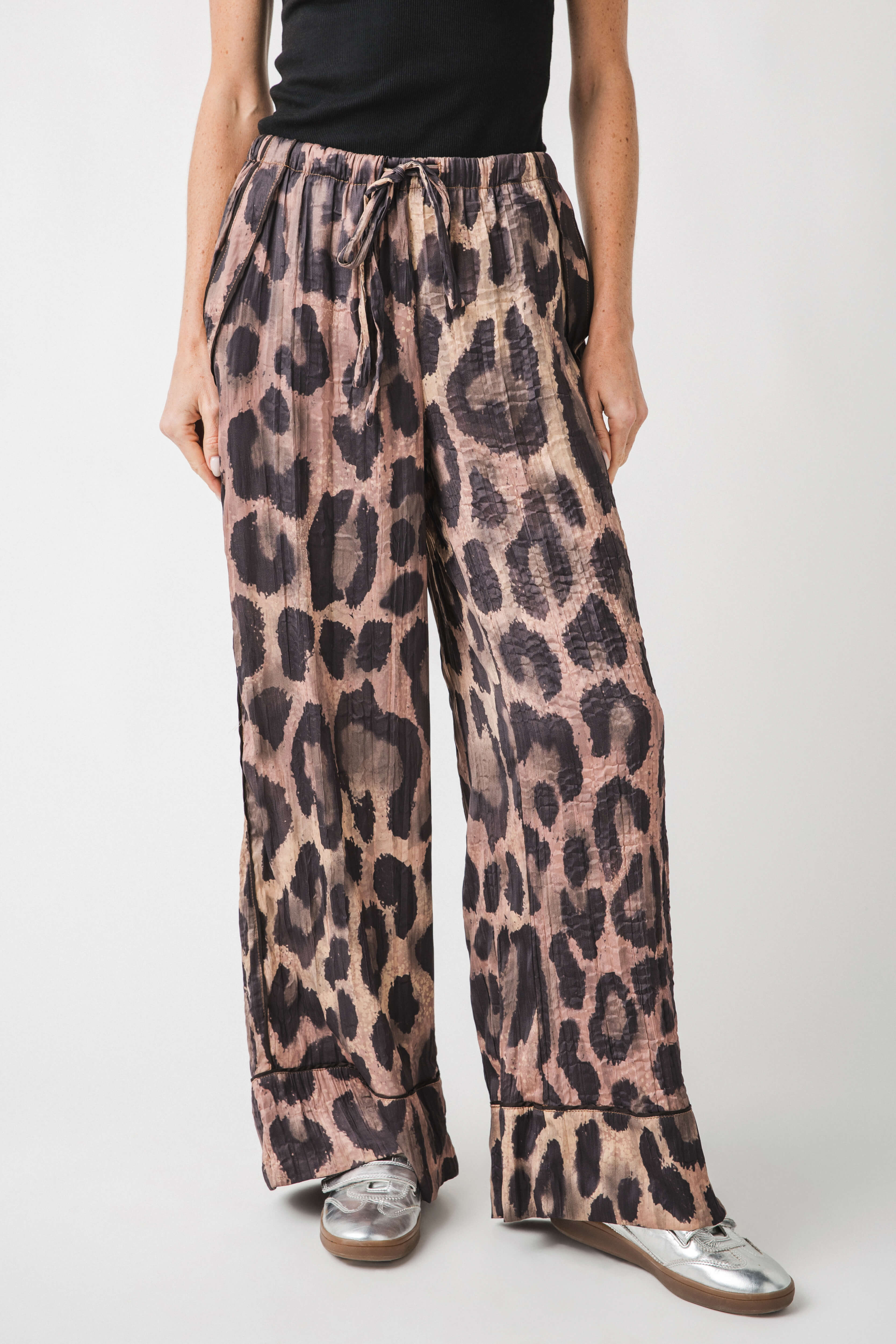 Leopard print stilt cheapest pants