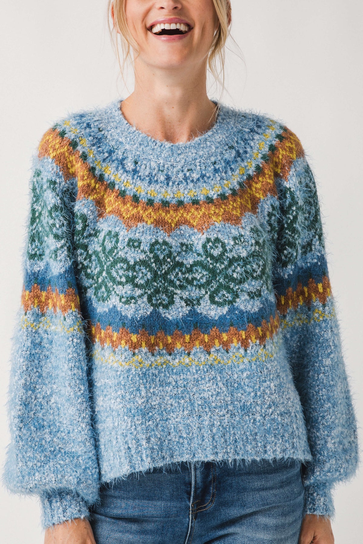 Free People Festive Frost Sweater