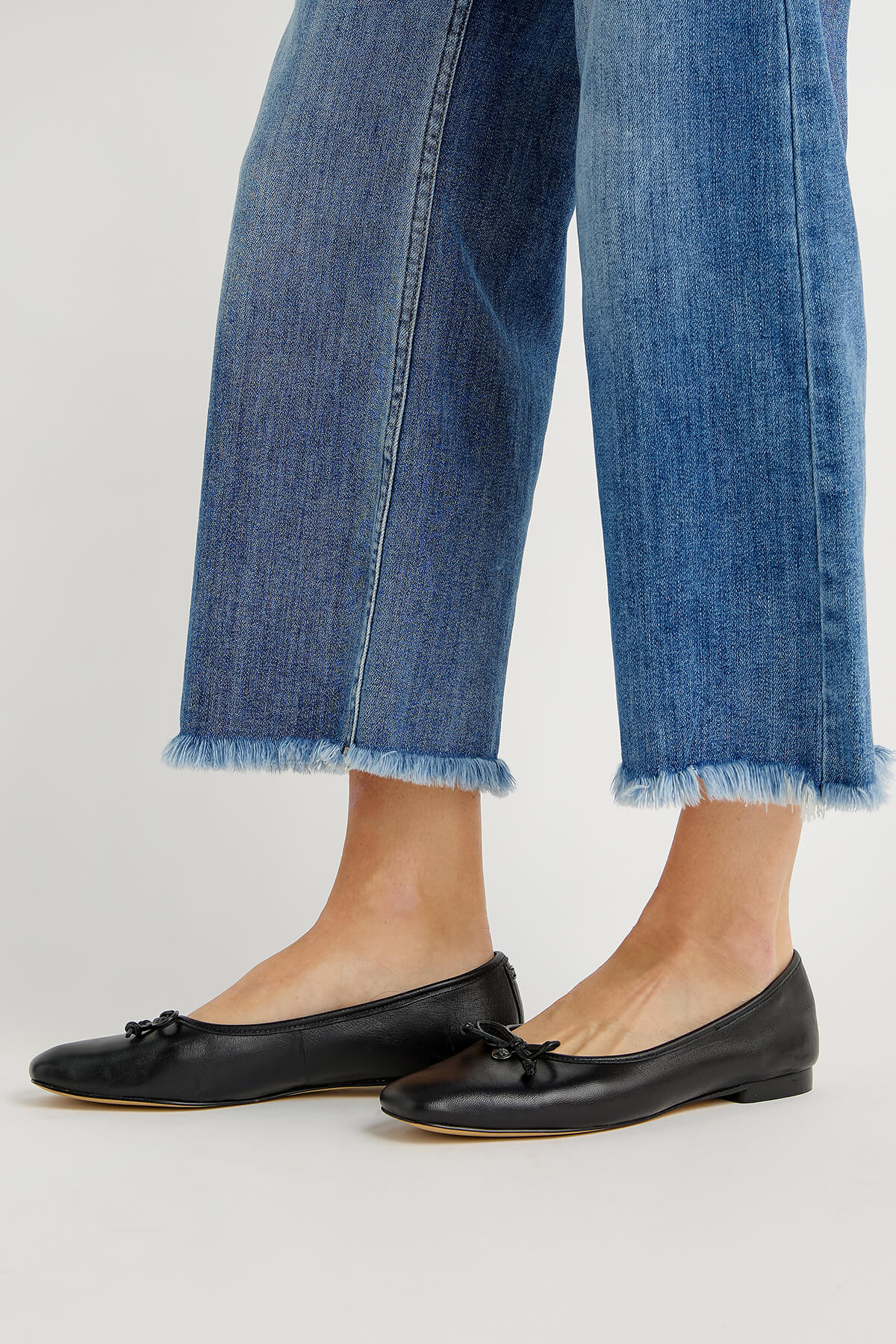 Sam edelman store black leather flats