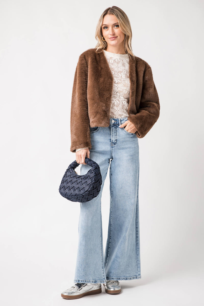 Lucy Paris Plaza Faux Fur Jacket