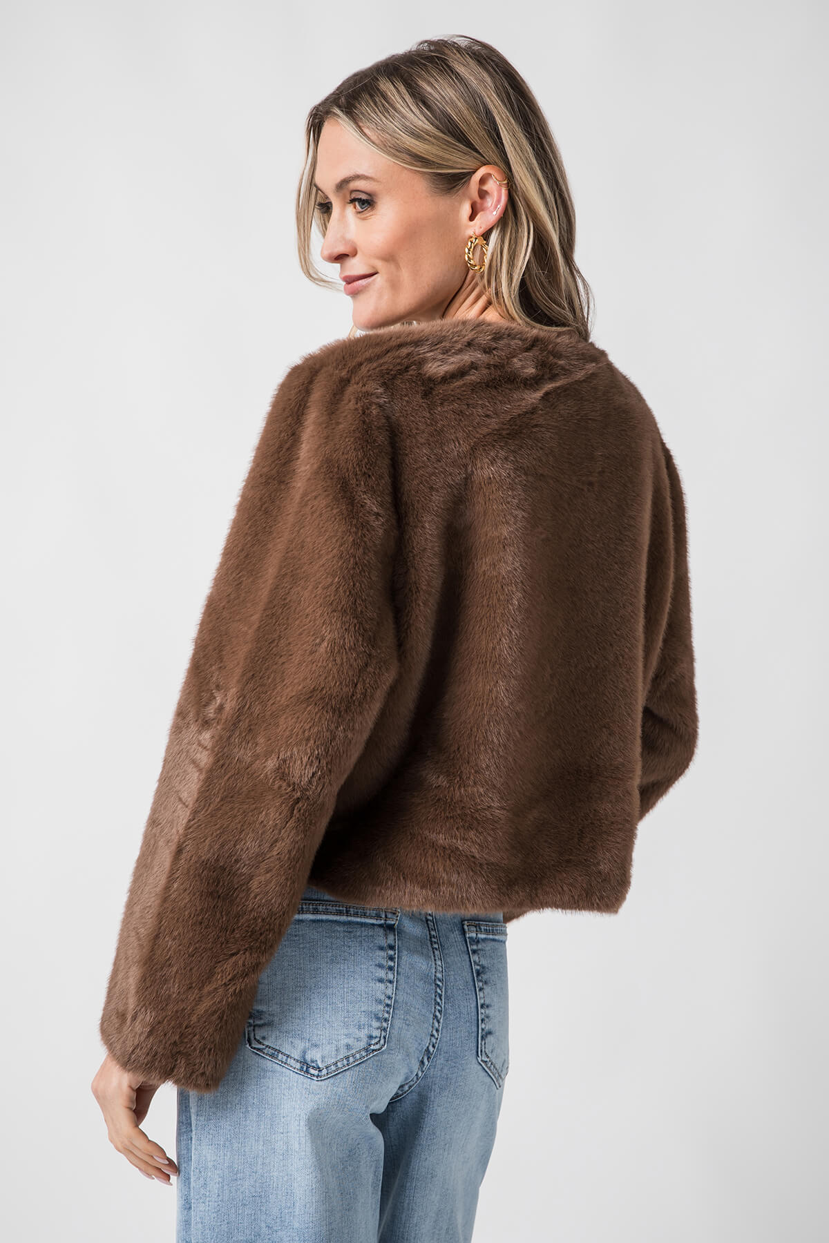 Lucy Paris Plaza Faux Fur Jacket