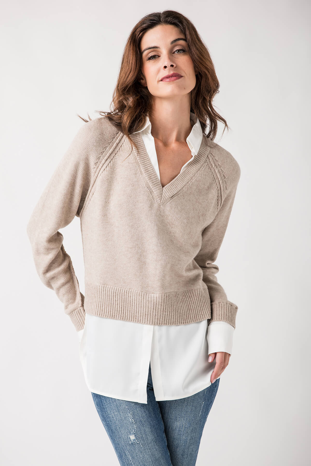 Elan Sweater Long Sleeve Shirt Combo