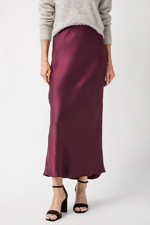 Z Supply Europa Poly Sheen Skirt