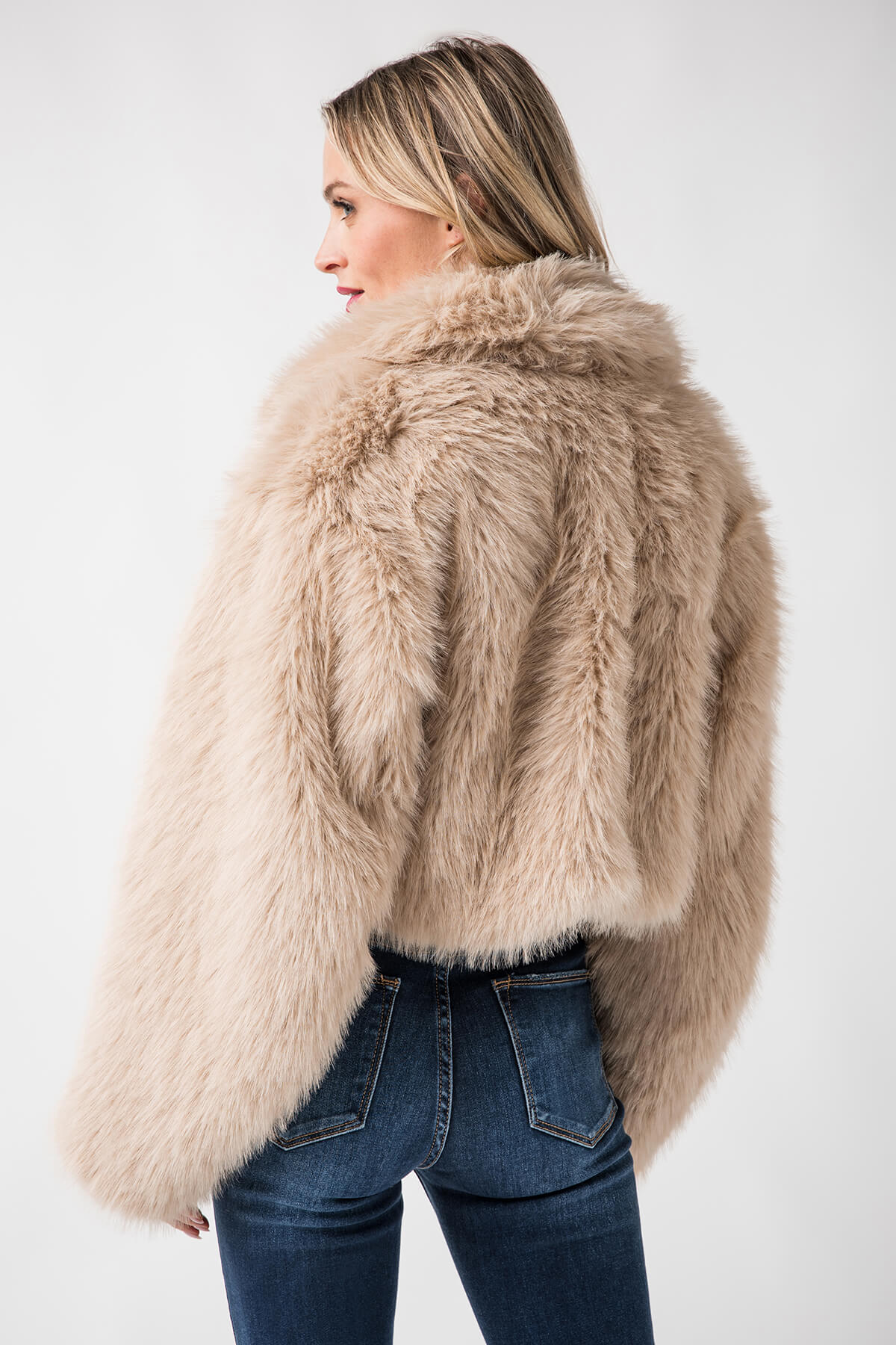 Free People Paris Cropped Fur