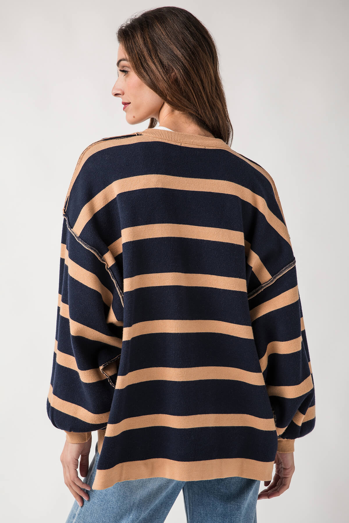 Surfin on your stripes sweater hotsell