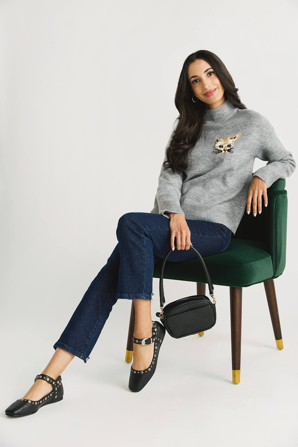 THML Perci Leopard Print Sweater - ShopperBoard