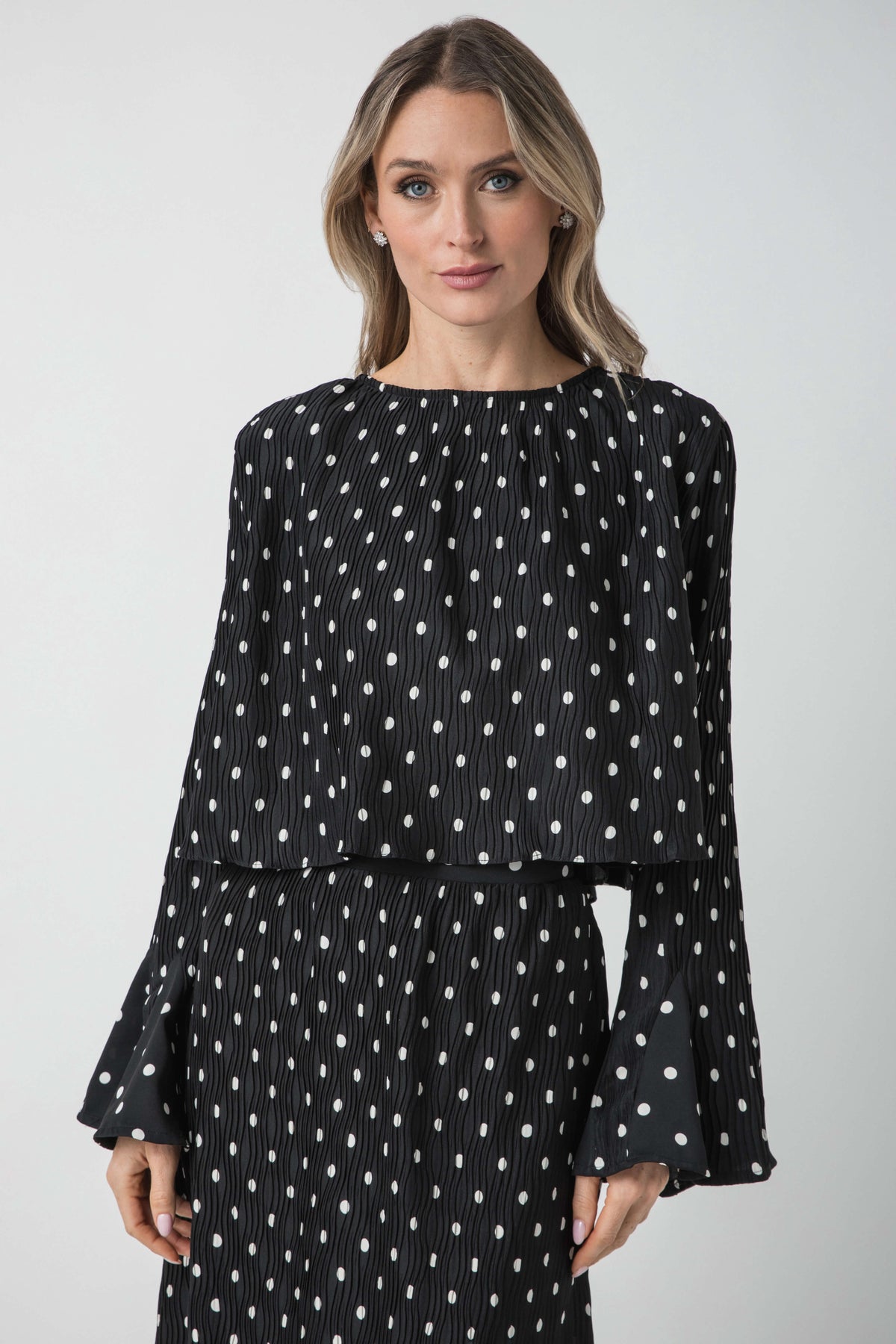 En Saison Darlene Polka Dot Top