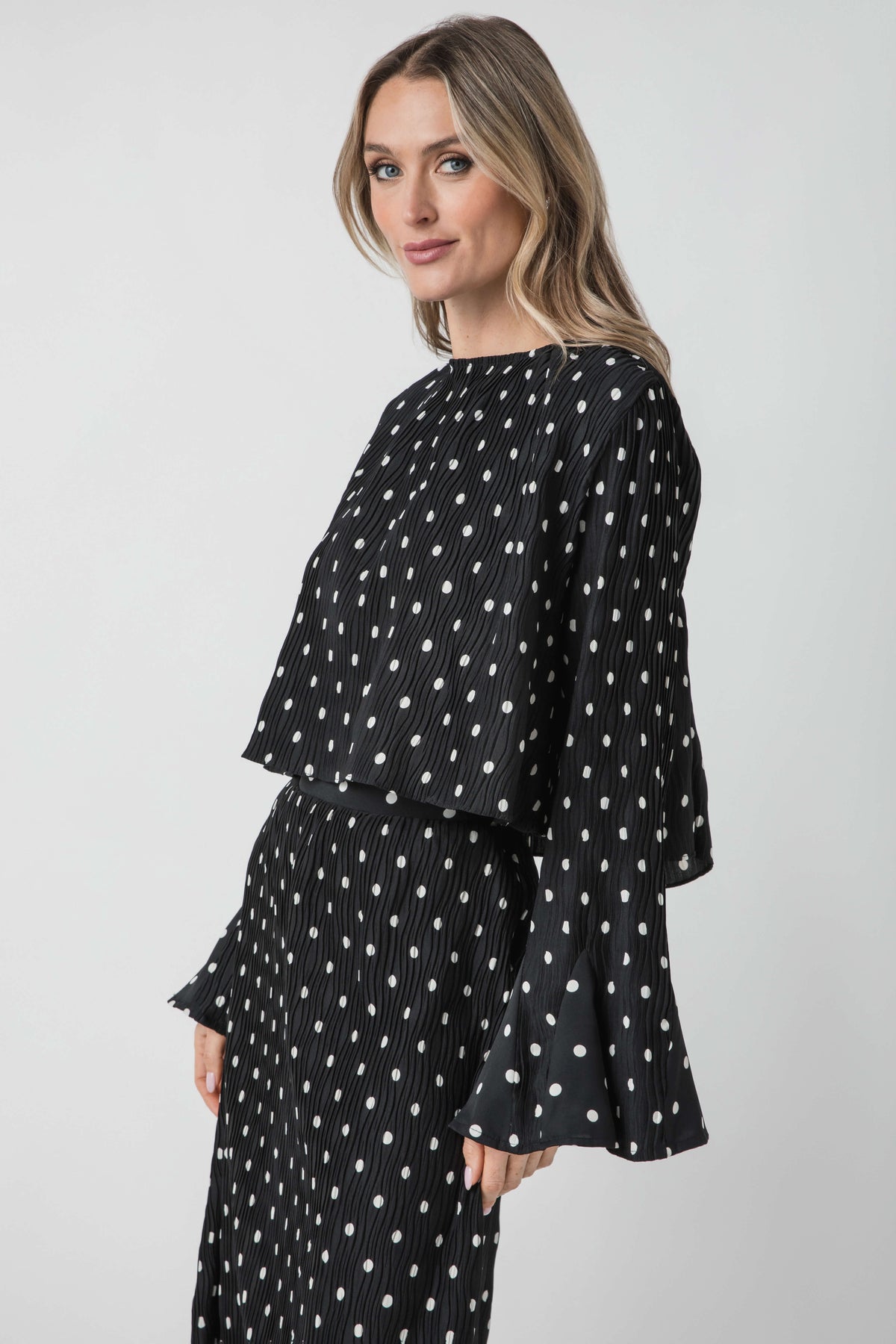 En Saison Darlene Polka Dot Top