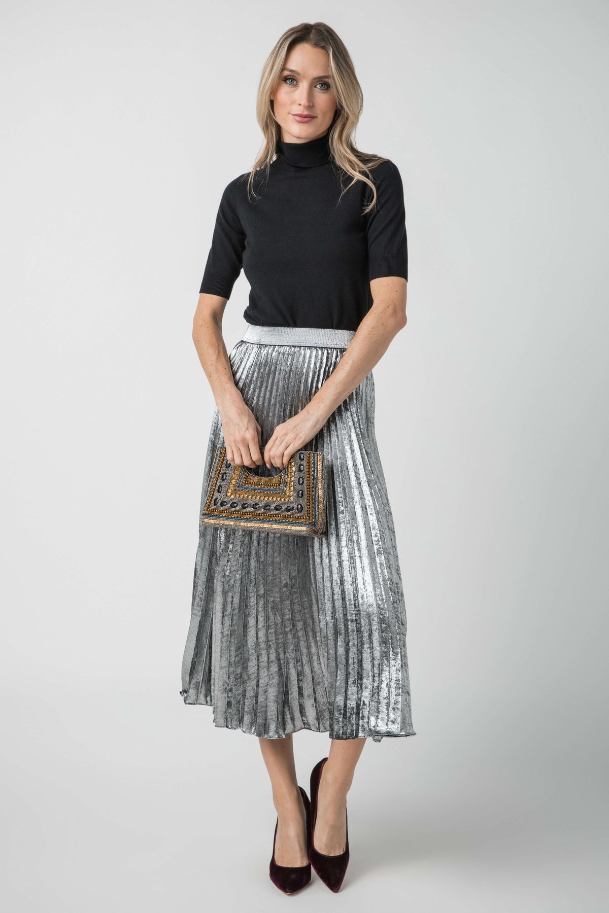 Lucy Paris Adeline Pleated Skirt