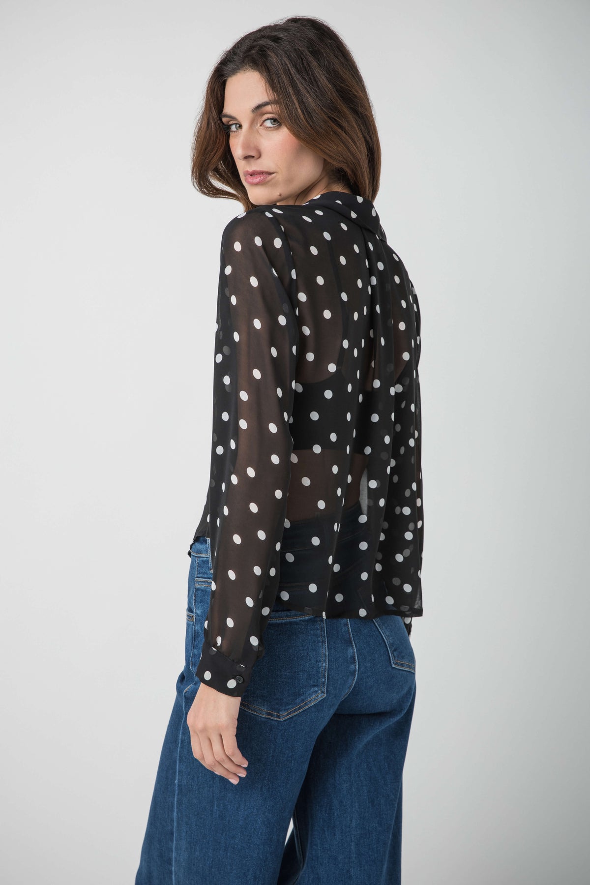 Z Supply Vivienne Polka Dot Top