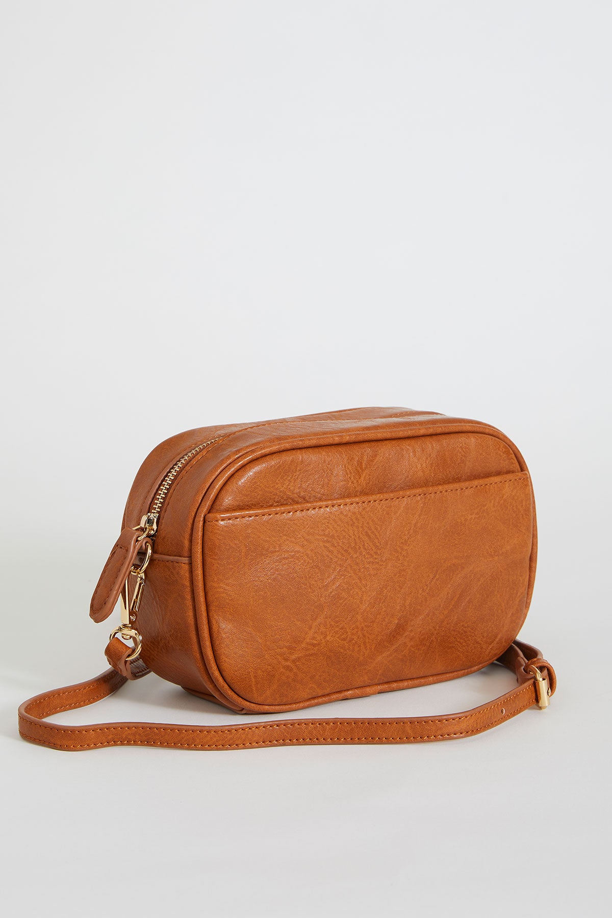 Leather camera clearance handbag