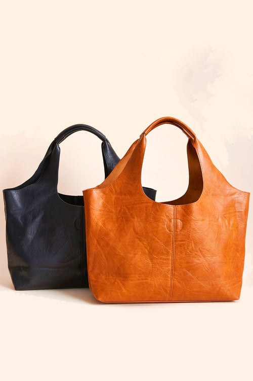 Social Threads Vegan Leather Hobo Bag