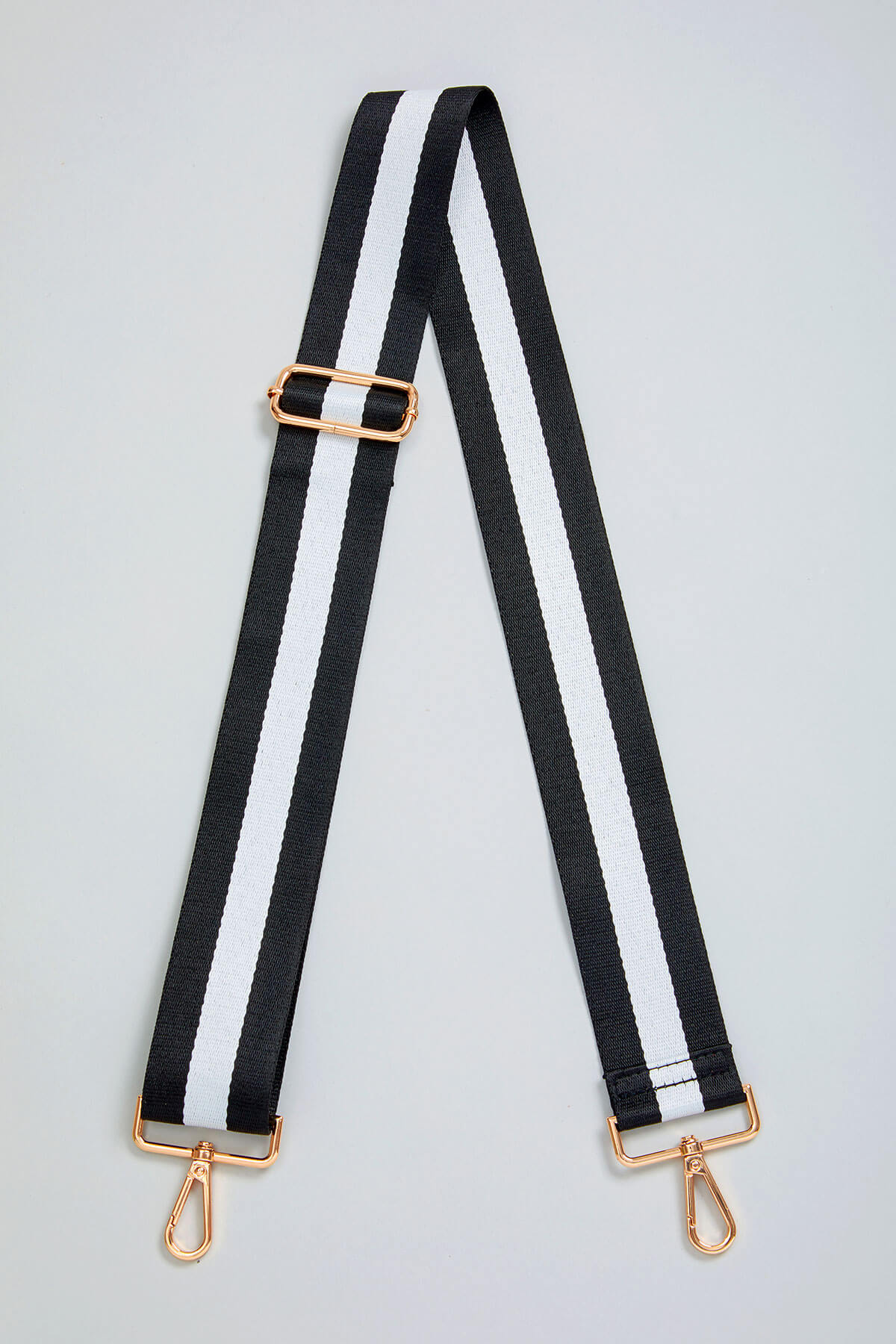 Crossbody Bag Strap Stripe Bee Black White – Bag Straps
