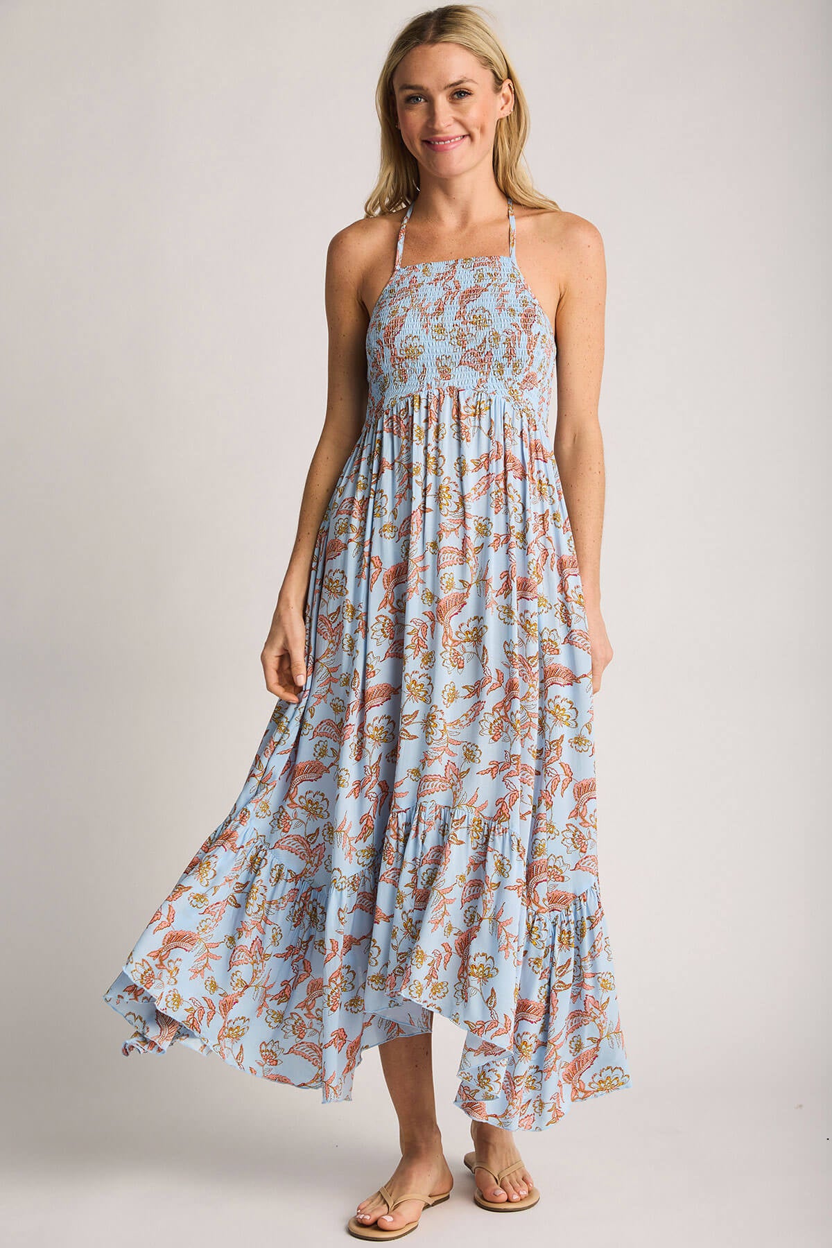 Free People Heat Wave Printed Maxi Dress – Social Threads