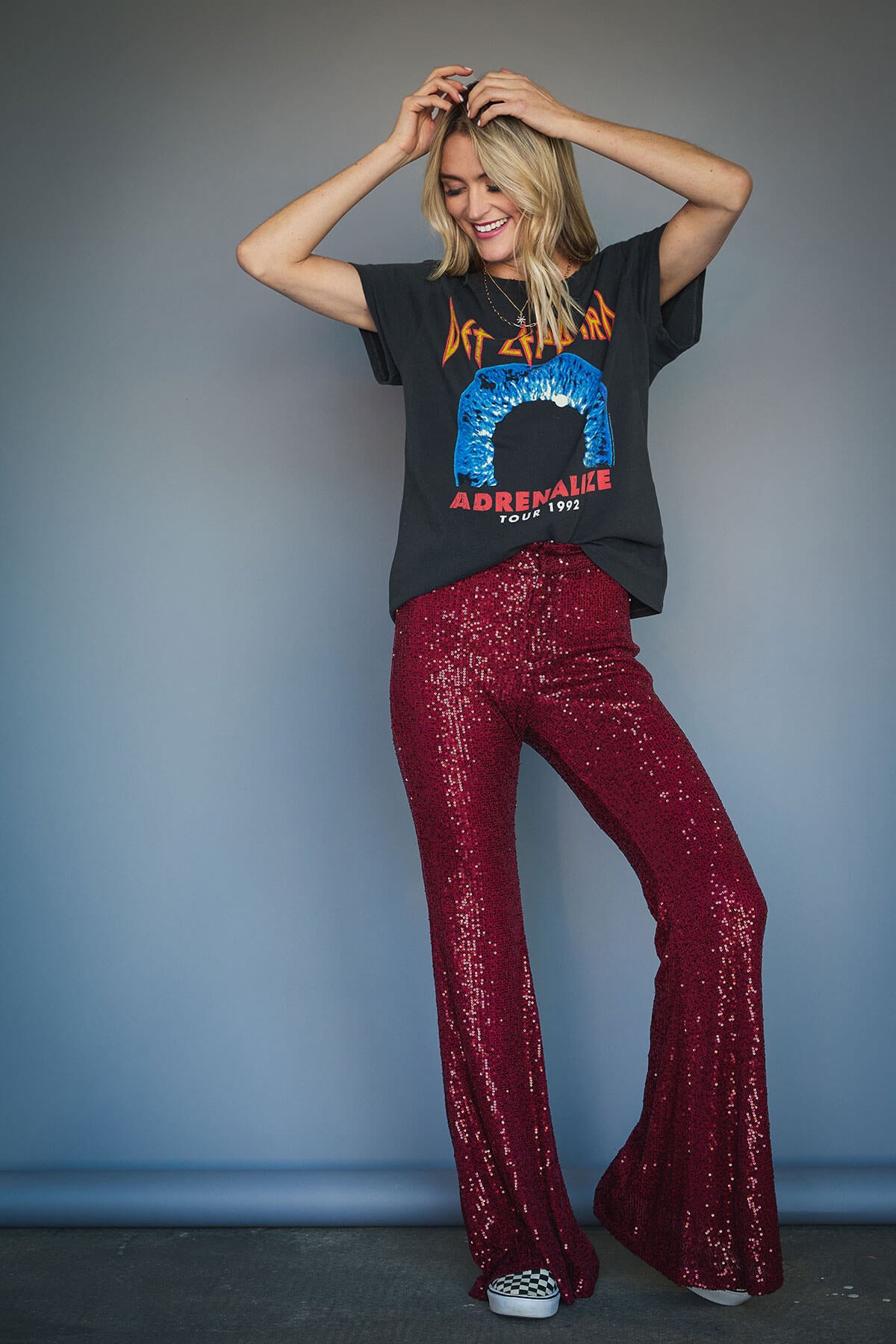 Red Sequin Pant | Garmentory