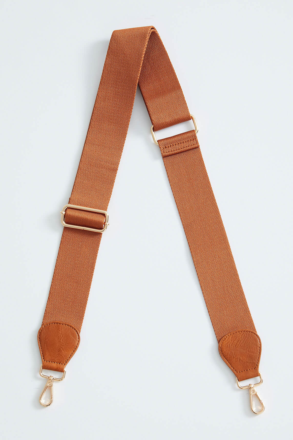 Blaire Wide Woven Bag Strap - Final Sale Camel + White - Modern and Chic Boutique